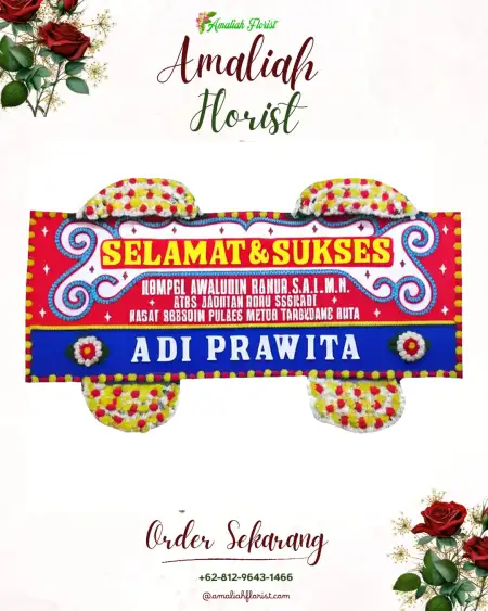 Papan Bunga Ucapan Selamat Moga